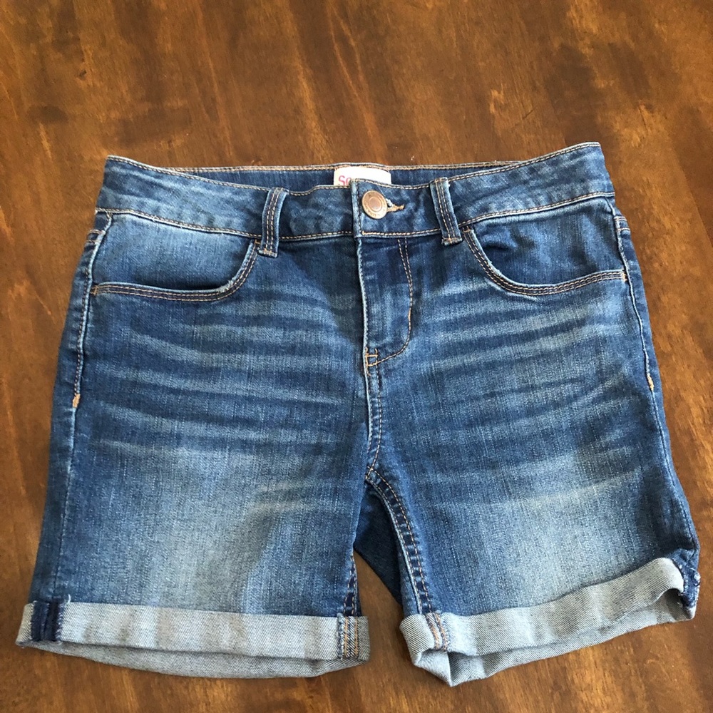 Girls Jean shorts SO kohls size 12